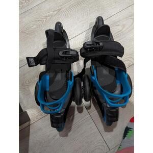 Cardiff Skate Company Cruiser Strap Style Skates Blue/Black Size Men's Large US